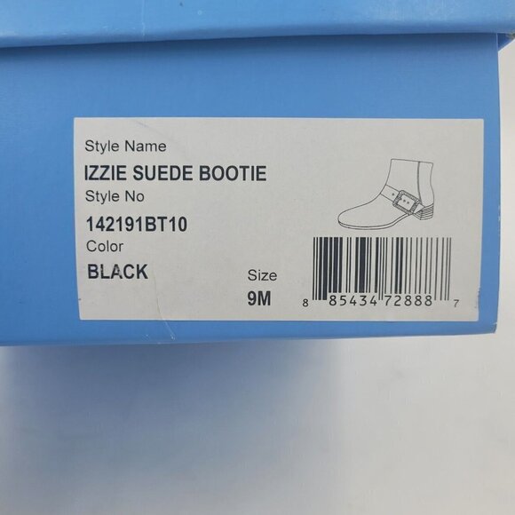 NIB Jack Rogers Women's Izzie Suede Bootie Black Casual Buckle Shoe Size 9M - Picture 12 of 12